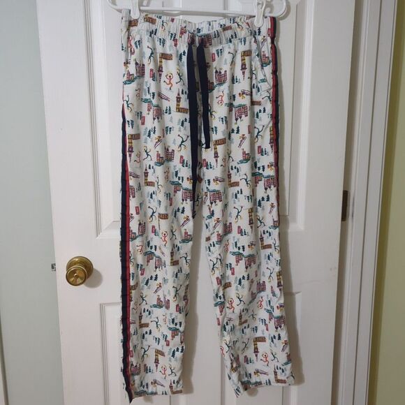 Aerie Flannel Pajama Bottoms Pants Lounge w/ Pockets Sz Small Petite S/P Winter - Picture 2 of 16